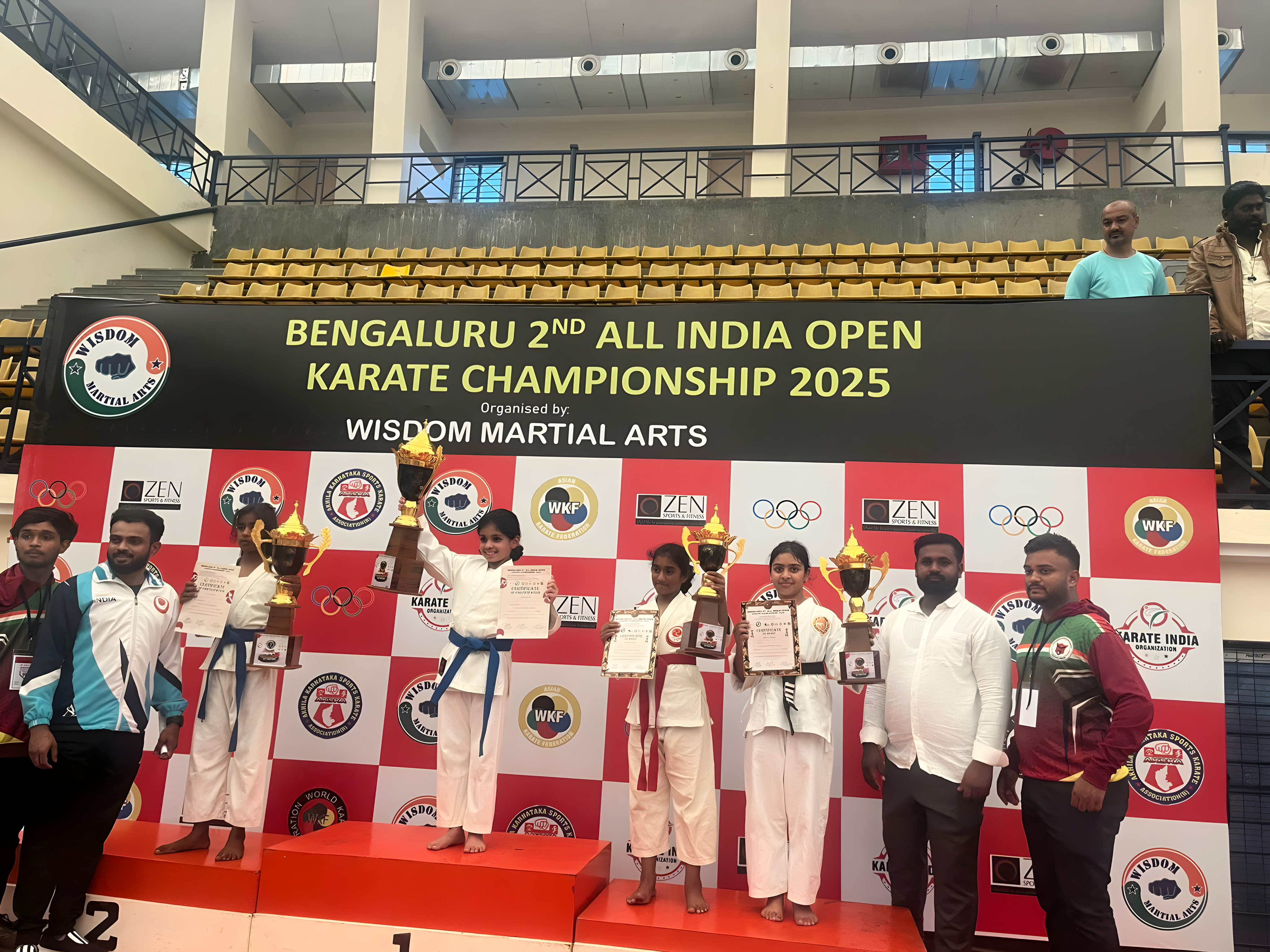 Bengaluru 2nd All India Open Karate Championship 2025 winners