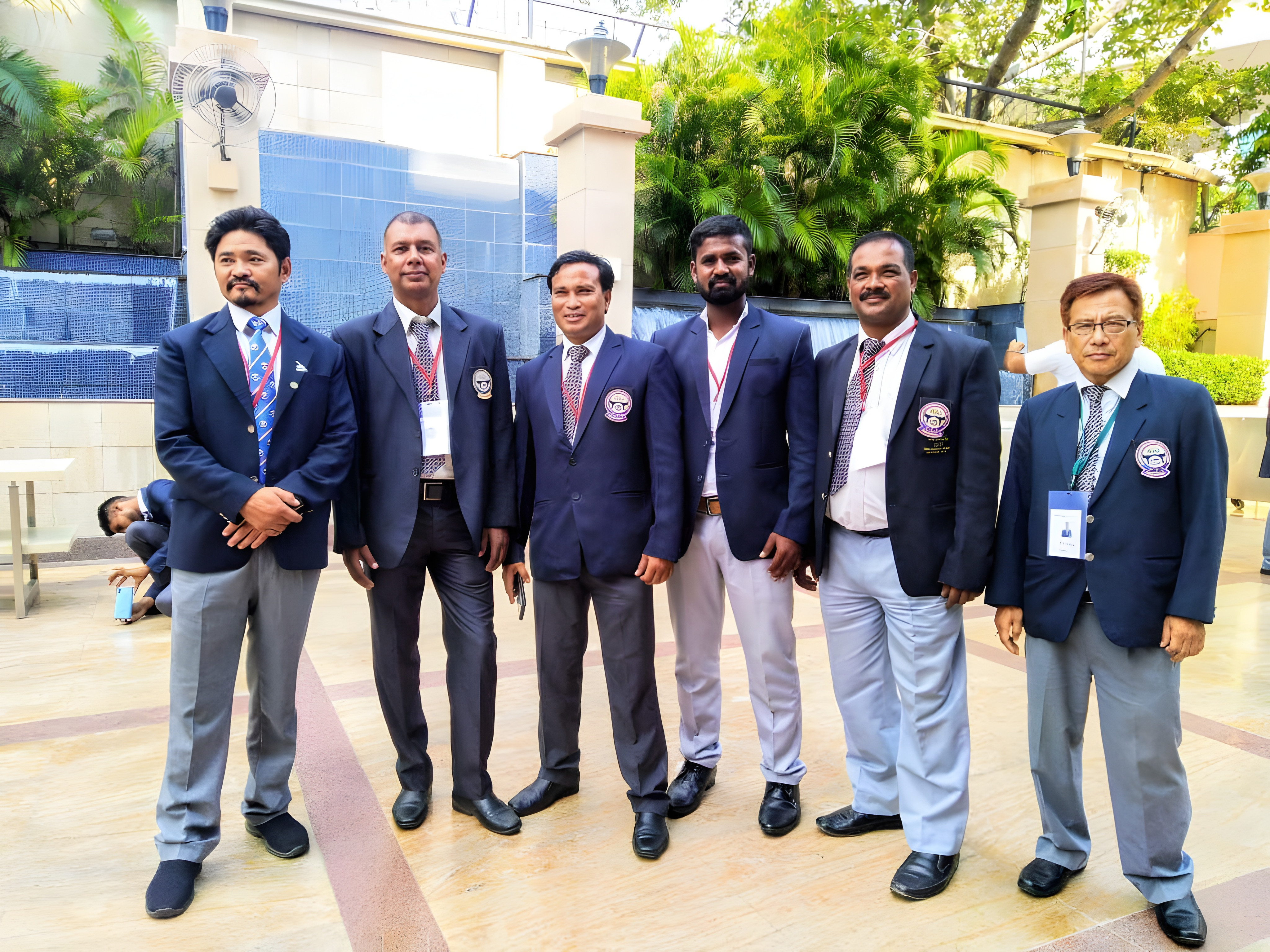 International karate officials and instructors
